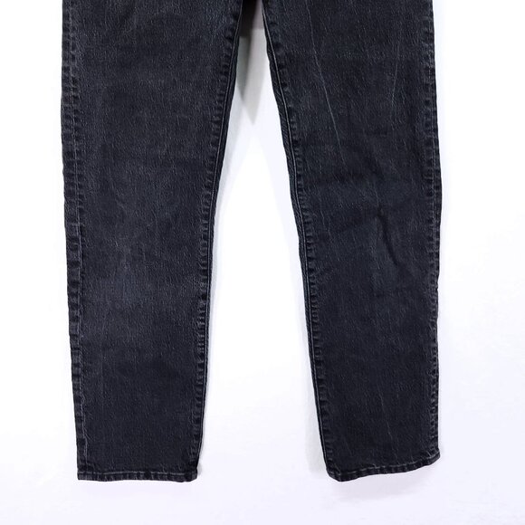 Madewell The Curvy '90s Straight Jean Size 24 Black Grunge High Rise - Picture 12 of 14
